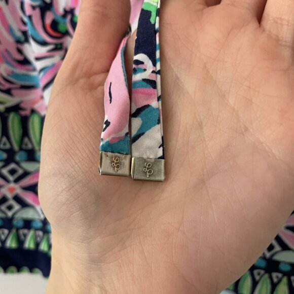 Lilly Pulitzer Katia High Tide Pink Abstract Floral Shorts Size XS Lounge Preppy - Picture 4 of 11